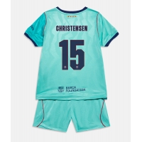 Barcelona Andreas Christensen #15 Tredje Tröja Barn 2026-27 Kortärmad (+ Korta byxor)